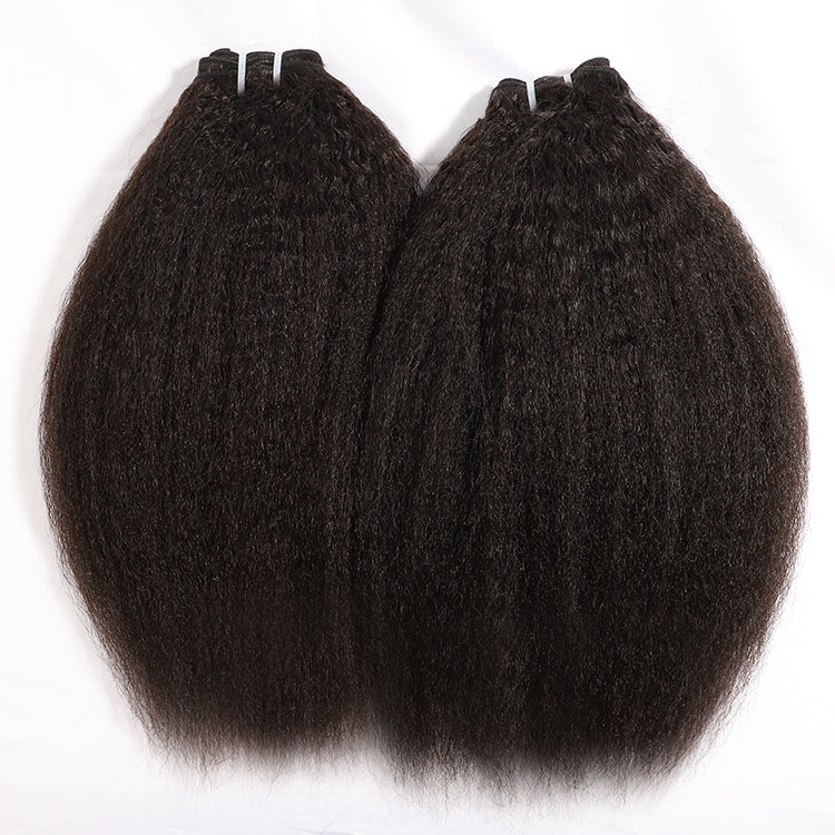 NoComparisonHair Kinky Straight 100% Raw Human Hair