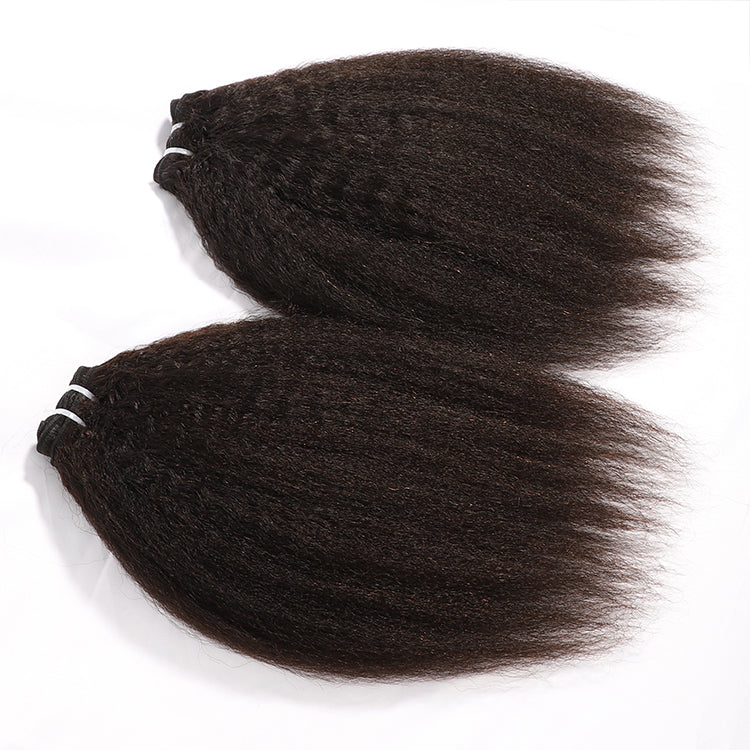 NoComparisonHair Kinky Straight 100% Raw Human Hair