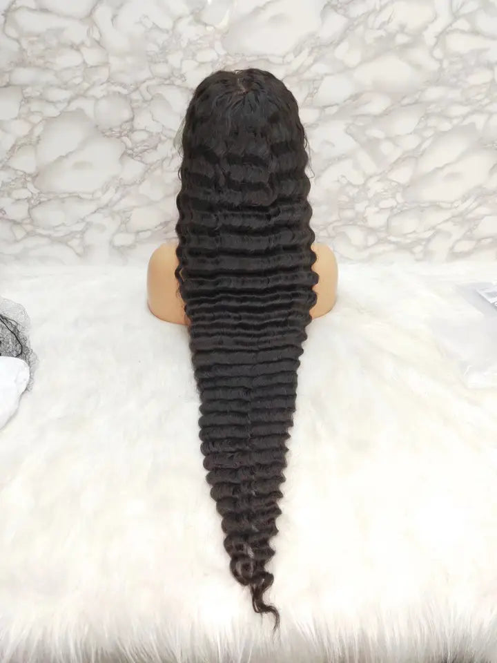 nocomparison Deep Wave 5x5/13x4/13x6 Transparent and HD Full Lace Pre-made Wig