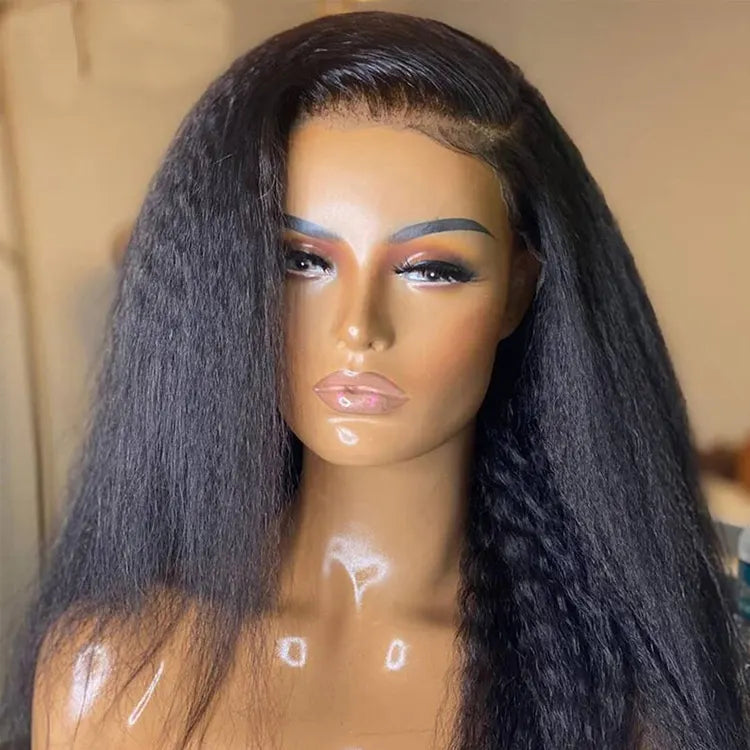 nocomparison Kinky Straight 5x5/13x4/13x6 Transparent and HD Full Lace Pre-made Wig