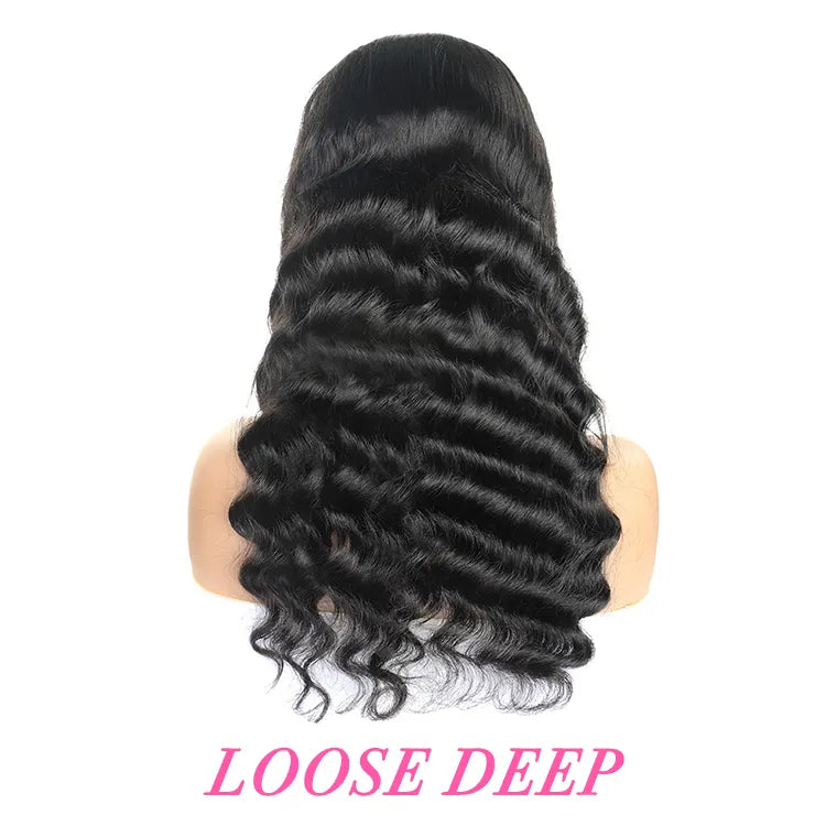 Loose Deep 5x5/13x4/13x6 Transparent and HD Full Lace Pre-made Wig