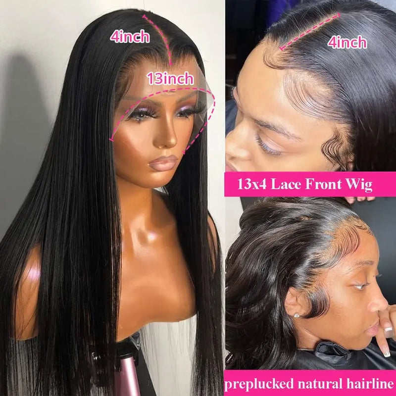 nocomparison Straight 5x5/13x4/13x6 Transparent and HD Full Lace Pre-made Wig